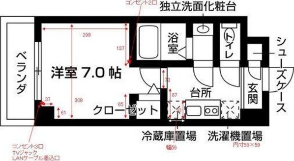 ジュネス太閤の物件間取画像